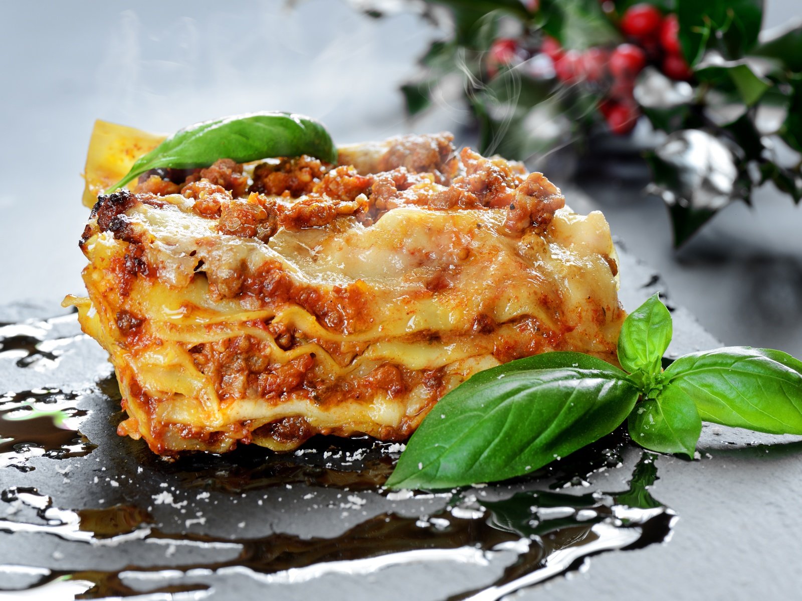Обои начинка, базилик, лазанья, filling, basil, lasagna разрешение 6016x4016 Загрузить