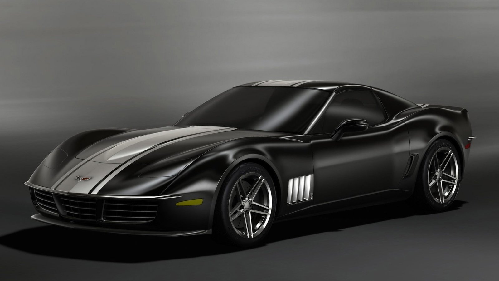 Обои черный, концепт, corvette 3r, шевроле, black, the concept, chevrolet разрешение 1920x1200 Загрузить