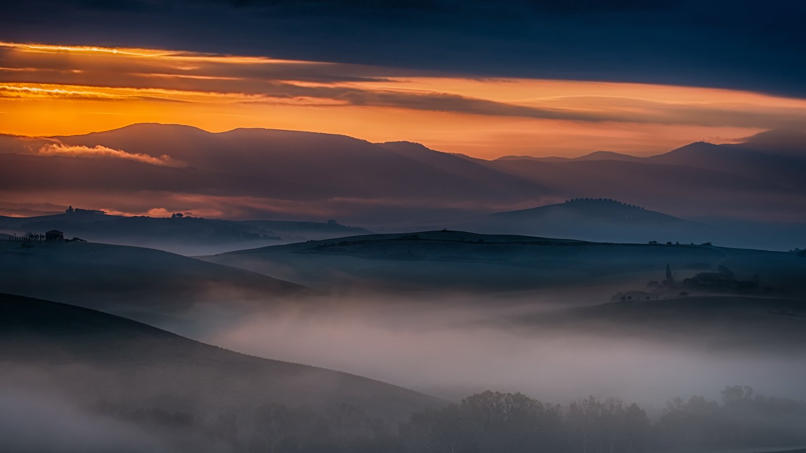 Обои природа, пейзаж, near san quirico - tuscany, nature, landscape, near san quirico in tuscany разрешение 2560x1600 Загрузить