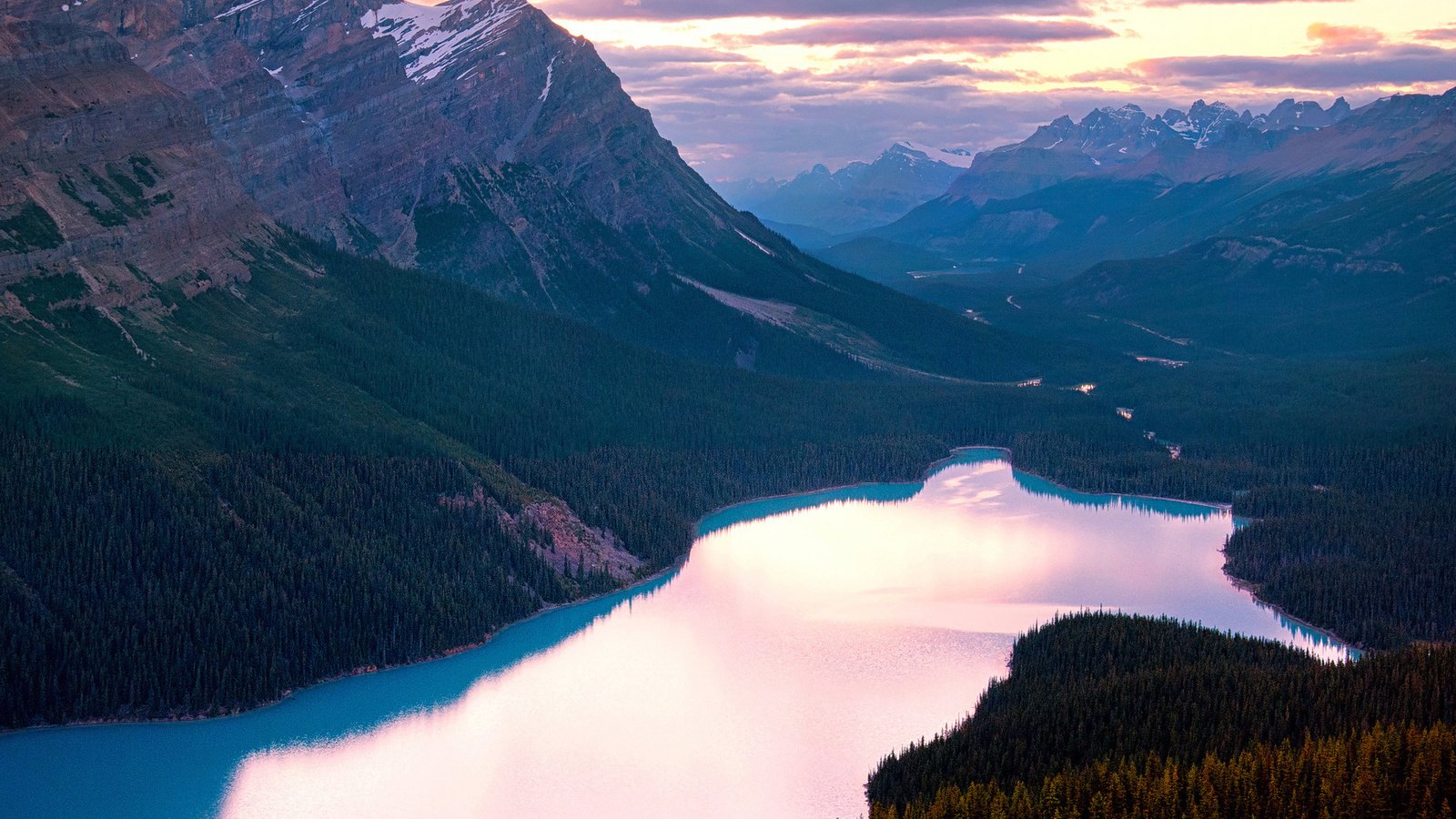 Обои озеро, канада, национальный парк банф, lake, canada, banff national park разрешение 1920x1200 Загрузить