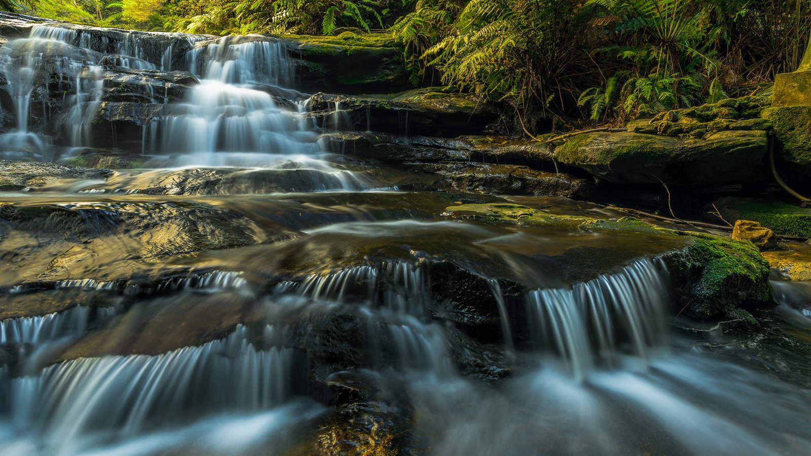 Обои вода, растения, водопад, поток, камень, мох, каскад, скалв, water, plants, waterfall, stream, stone, moss, cascade, scal разрешение 2048x1536 Загрузить