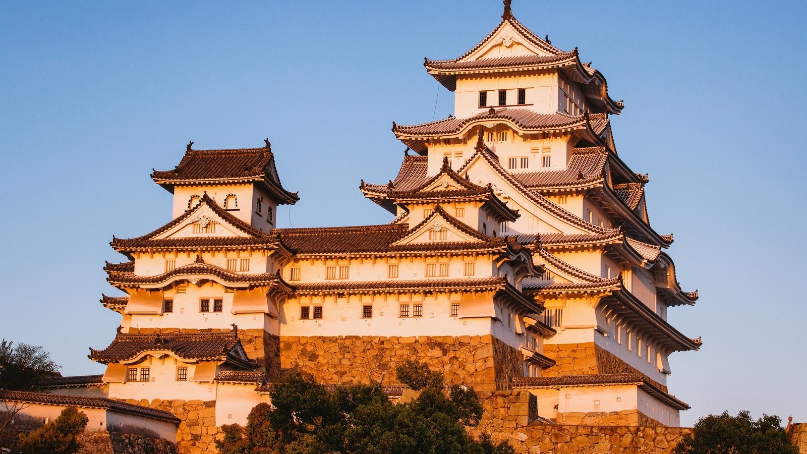 Обои замок, япония, химэдзи, castle, japan, himeji разрешение 2048x1338 Загрузить