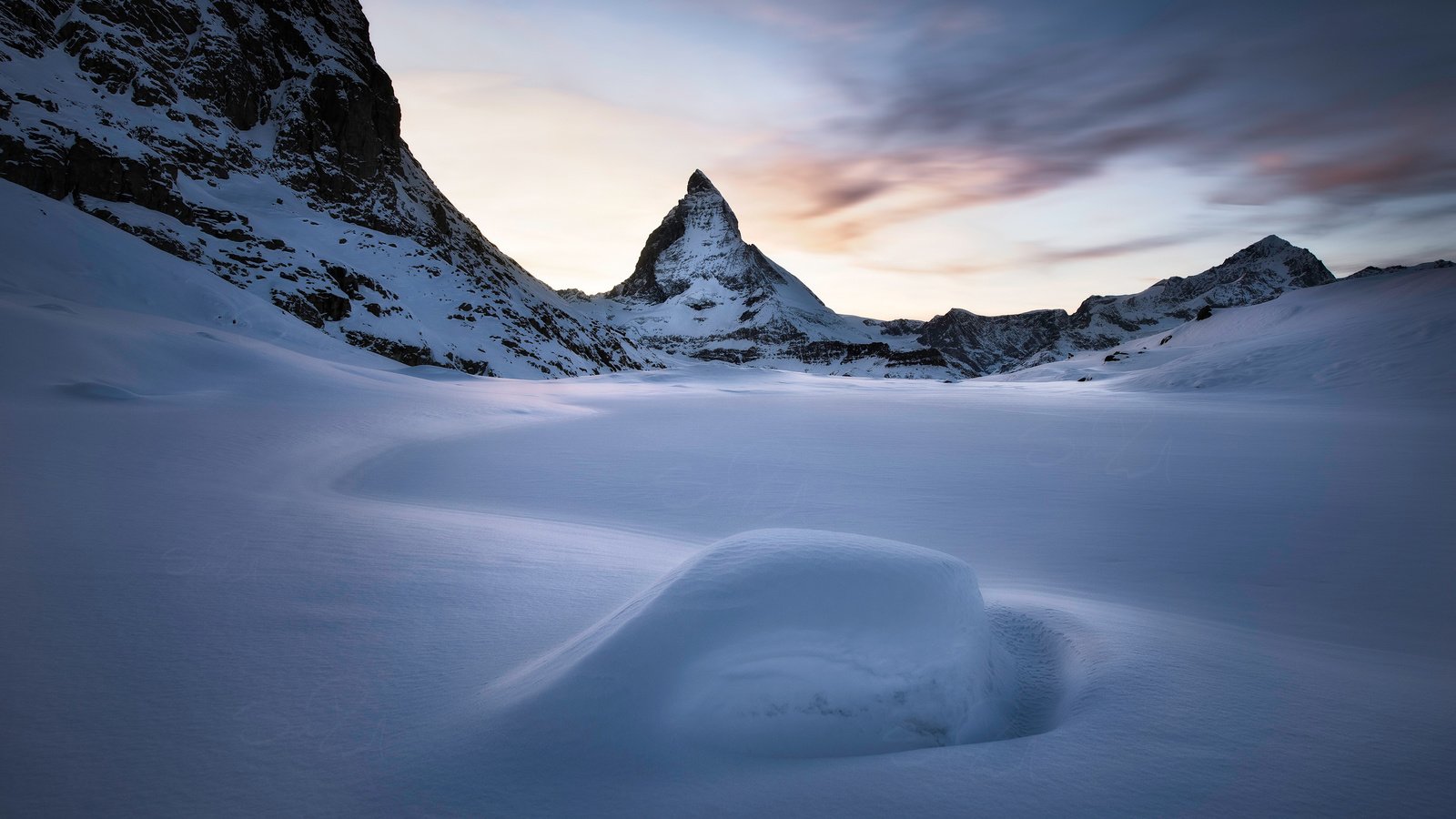 Обои горы, снег, природа, зима, mountains, snow, nature, winter разрешение 2560x1600 Загрузить