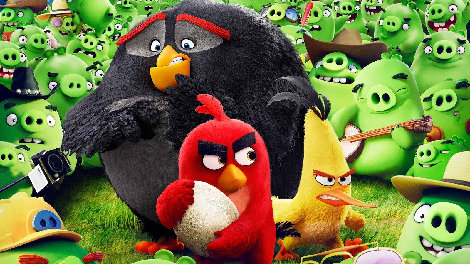 Обои мультфильм, сердитые птицы, cartoon, angry birds разрешение 2880x1800 Загрузить