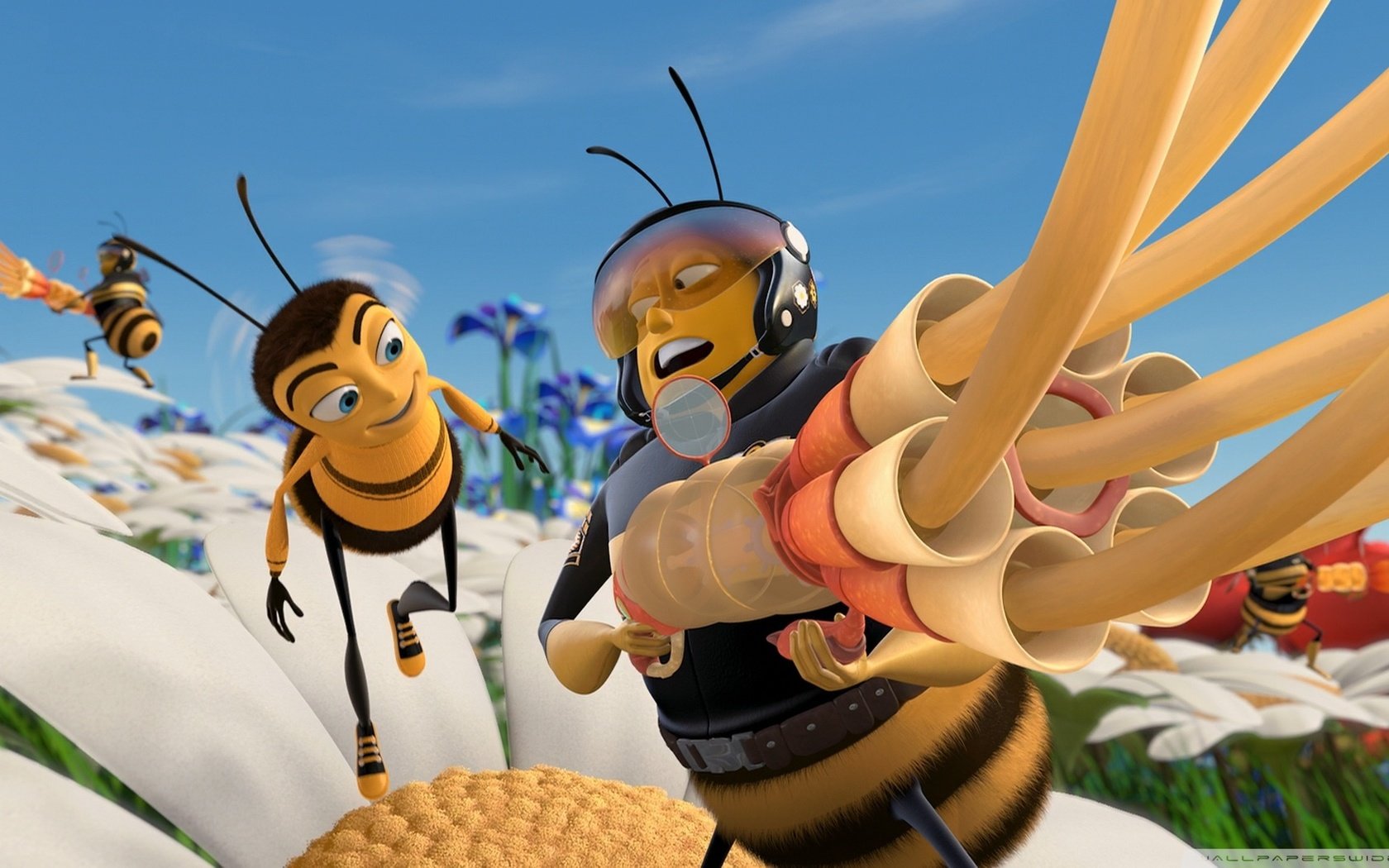 Обои пчела, би муви, би муви: медовый заговор, bee, bee movie, bee movie: honey conspiracy разрешение 1920x1080 Загрузить