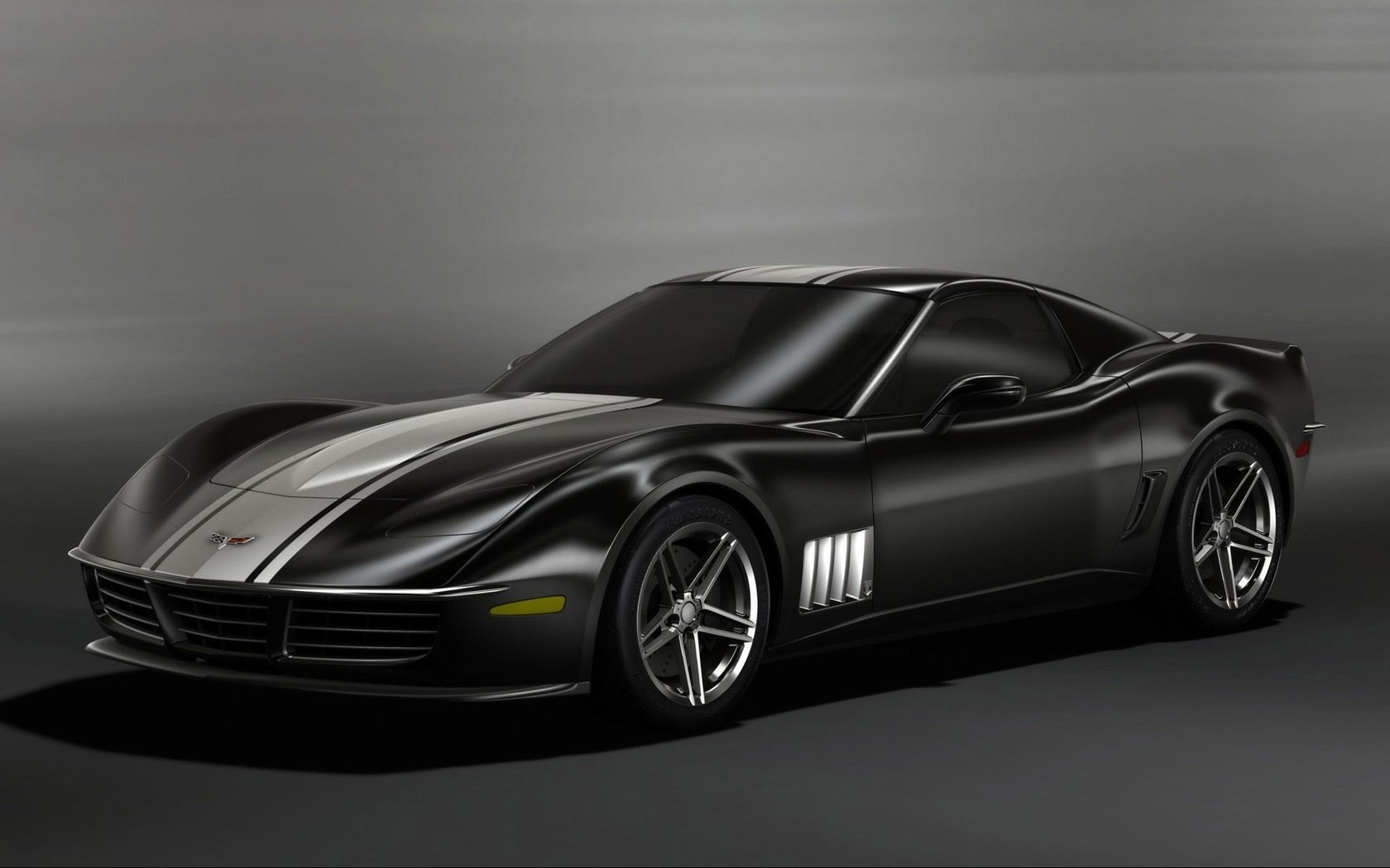 Обои черный, концепт, corvette 3r, шевроле, black, the concept, chevrolet разрешение 1920x1200 Загрузить