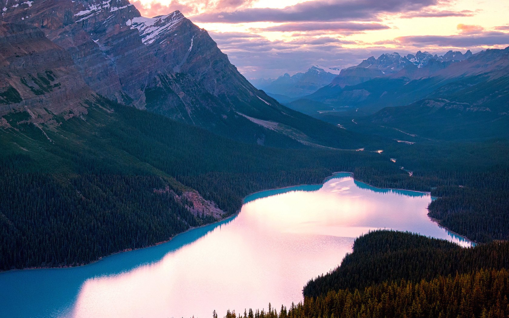 Обои озеро, канада, национальный парк банф, lake, canada, banff national park разрешение 1920x1200 Загрузить