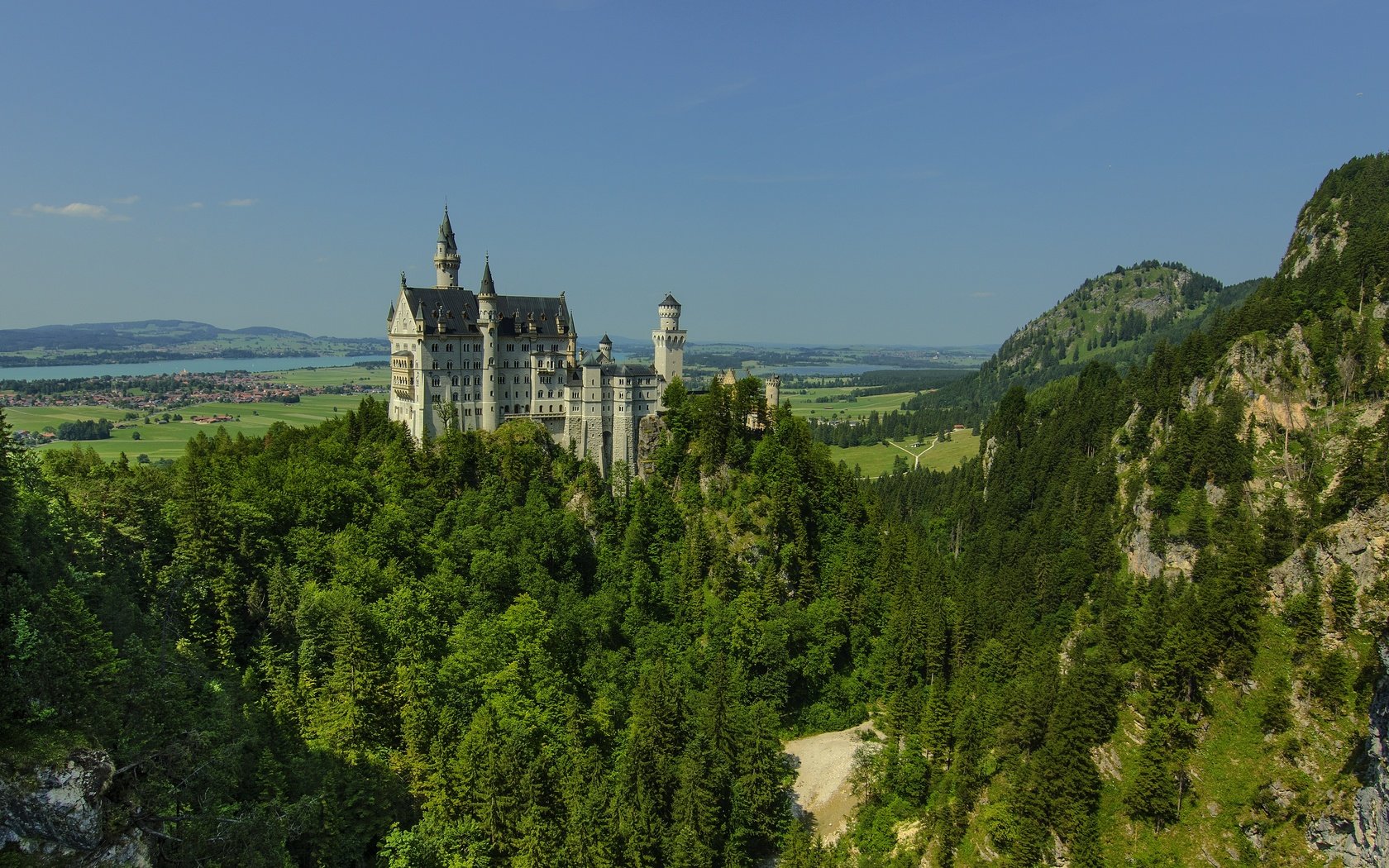 Обои германия, бавария, замок нойшванштайн, баварии, germany, bayern, neuschwanstein castle, bavaria разрешение 2880x1920 Загрузить