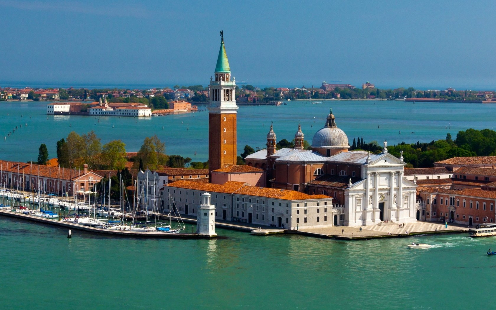 Обои город, венеция, италия, остров, сан-джорджо-маджоре, the city, venice, italy, island, san giorgio maggiore разрешение 3840x2160 Загрузить