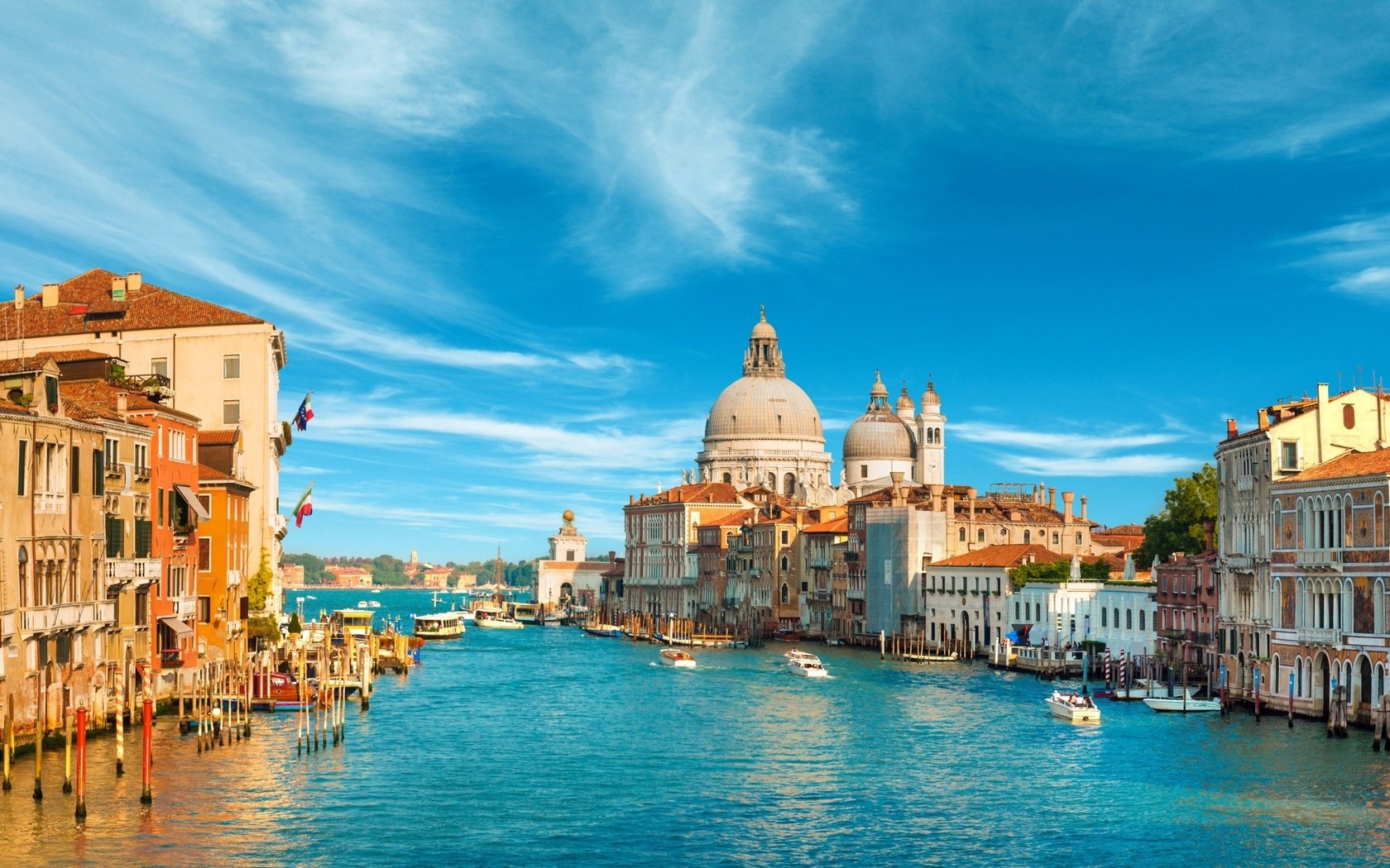 Обои облака, город, венеция, италия, архитектура, clouds, the city, venice, italy, architecture разрешение 2560x1600 Загрузить