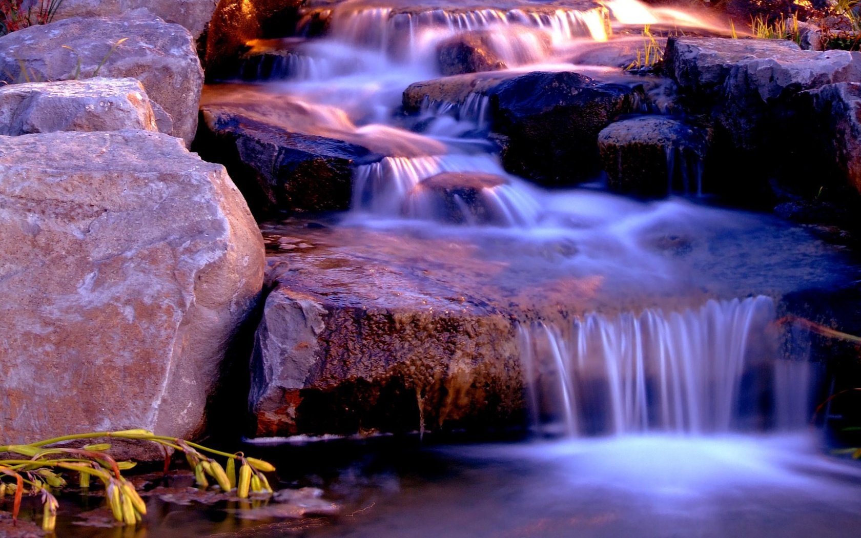 Обои природа, камни, ручей, поток, nature, stones, stream разрешение 1920x1200 Загрузить