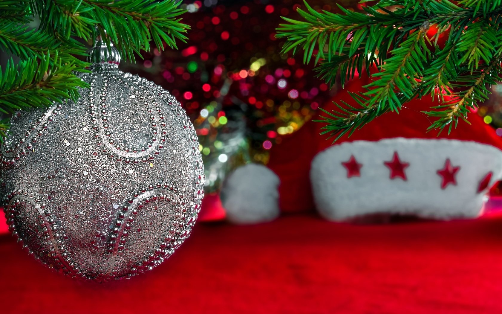 Обои новый год, елка, украшения, шар, рождество, new year, tree, decoration, ball, christmas разрешение 2880x1800 Загрузить