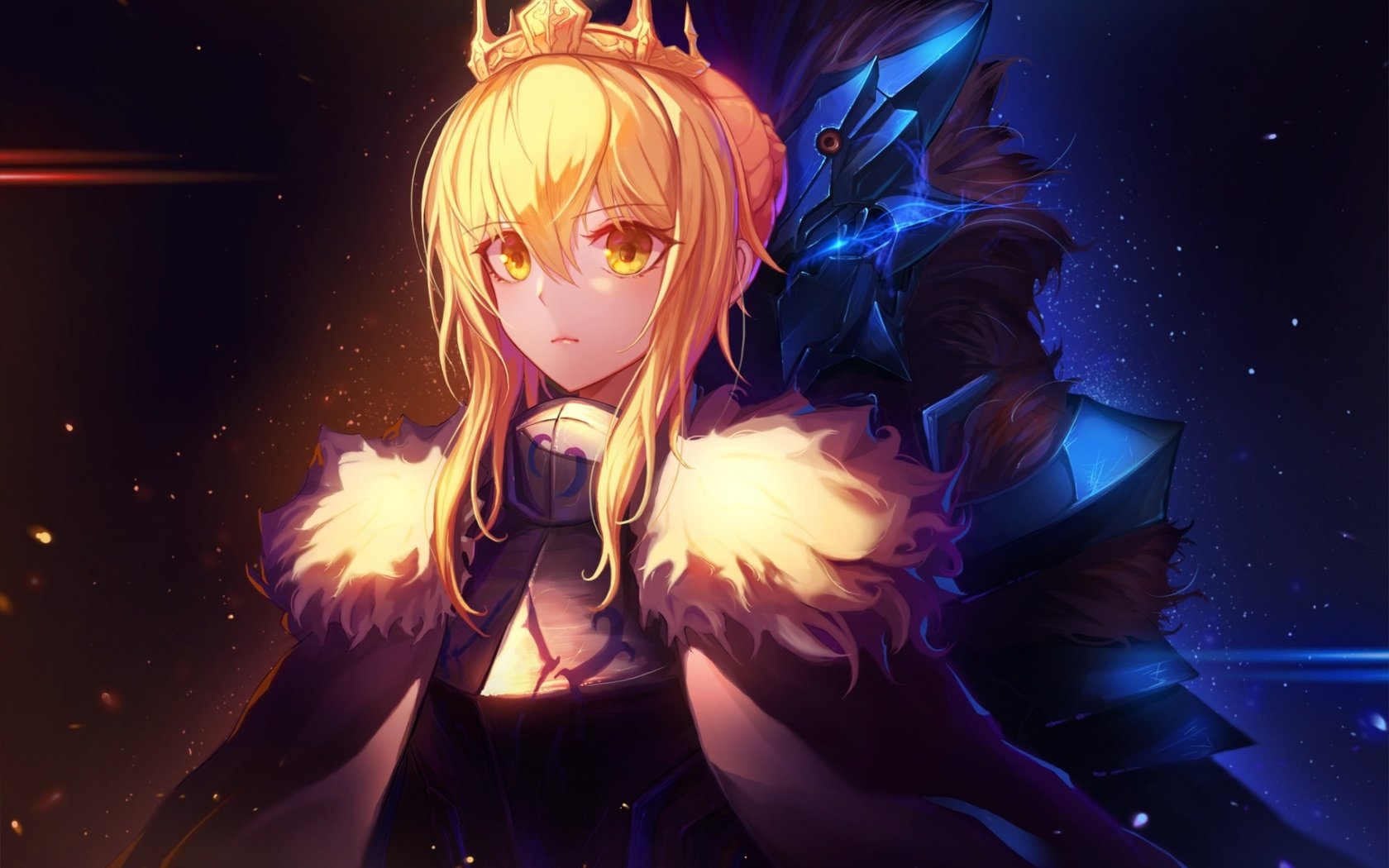 Обои аниме, манга, fate, сабля, novel, artoria pendragon, grand order, inho song, anime, manga, saber разрешение 1920x1200 Загрузить