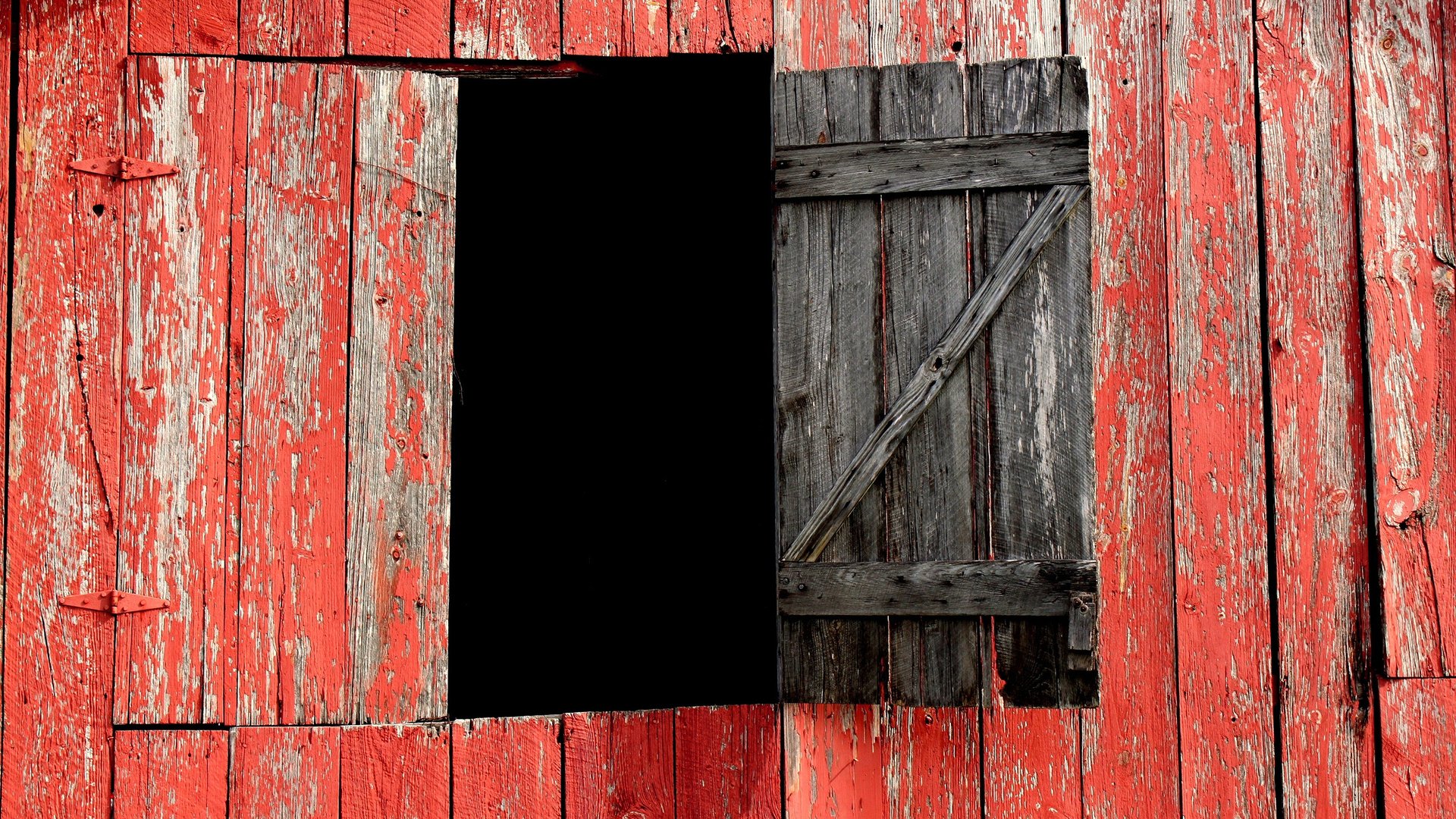 Обои красный, доски, окно, амбар, red, board, window, the barn разрешение 2560x1600 Загрузить