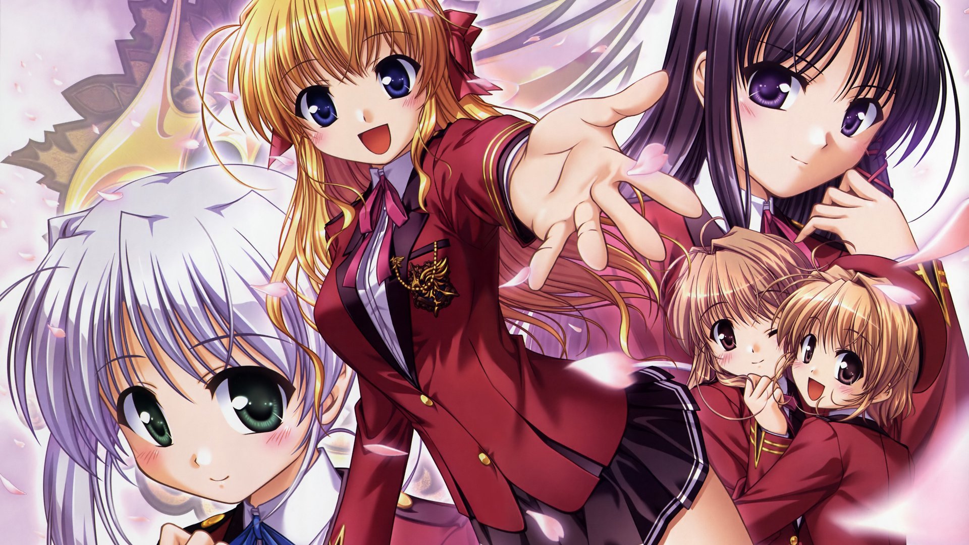 Обои fortune arterial, kuze kiriha, sendo erika, tougi shiro, yuuki haruna, yuuki kanade разрешение 5645x4041 Загрузить