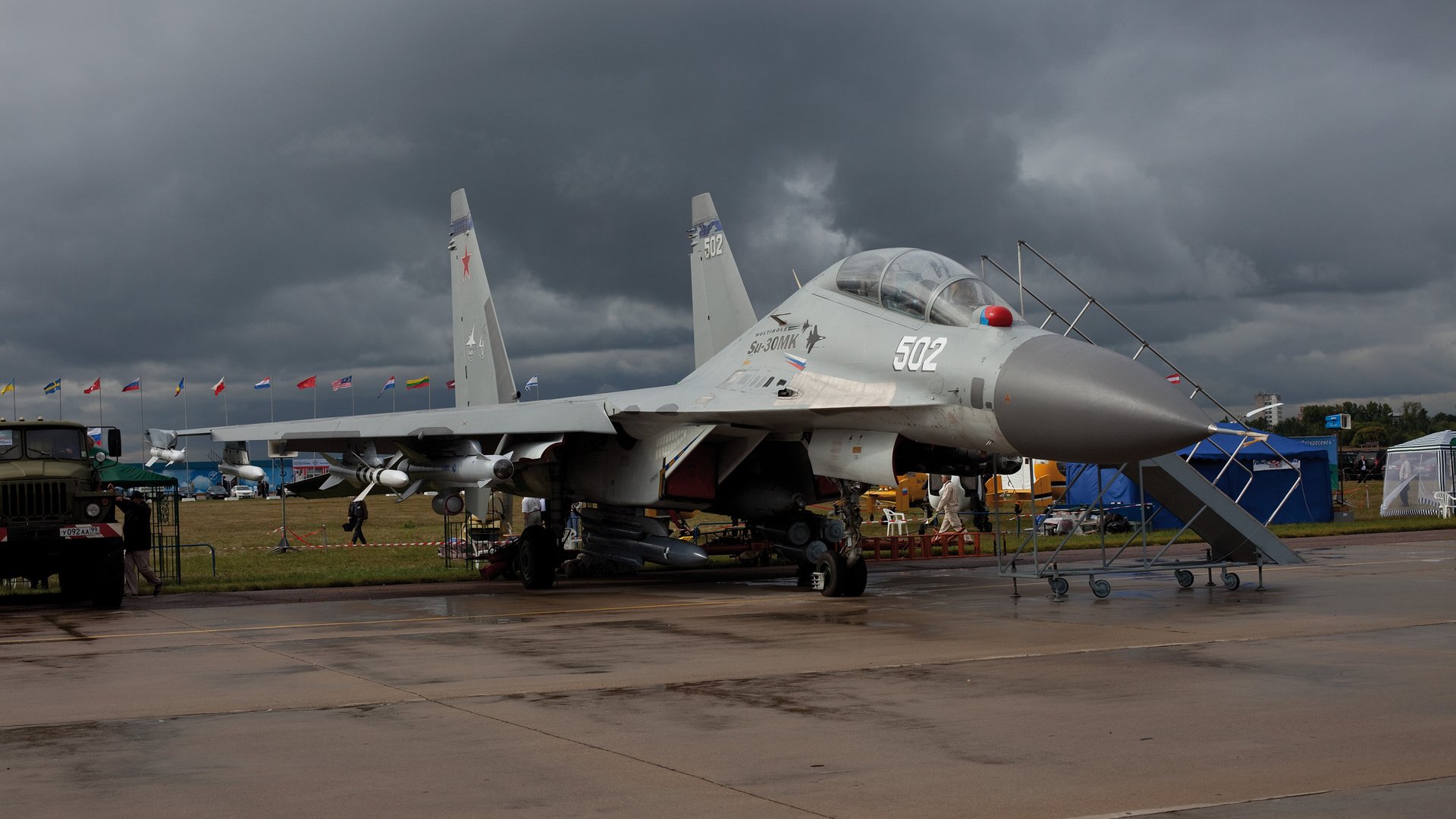 Обои maks, aviasalon, su30mk разрешение 2808x1872 Загрузить