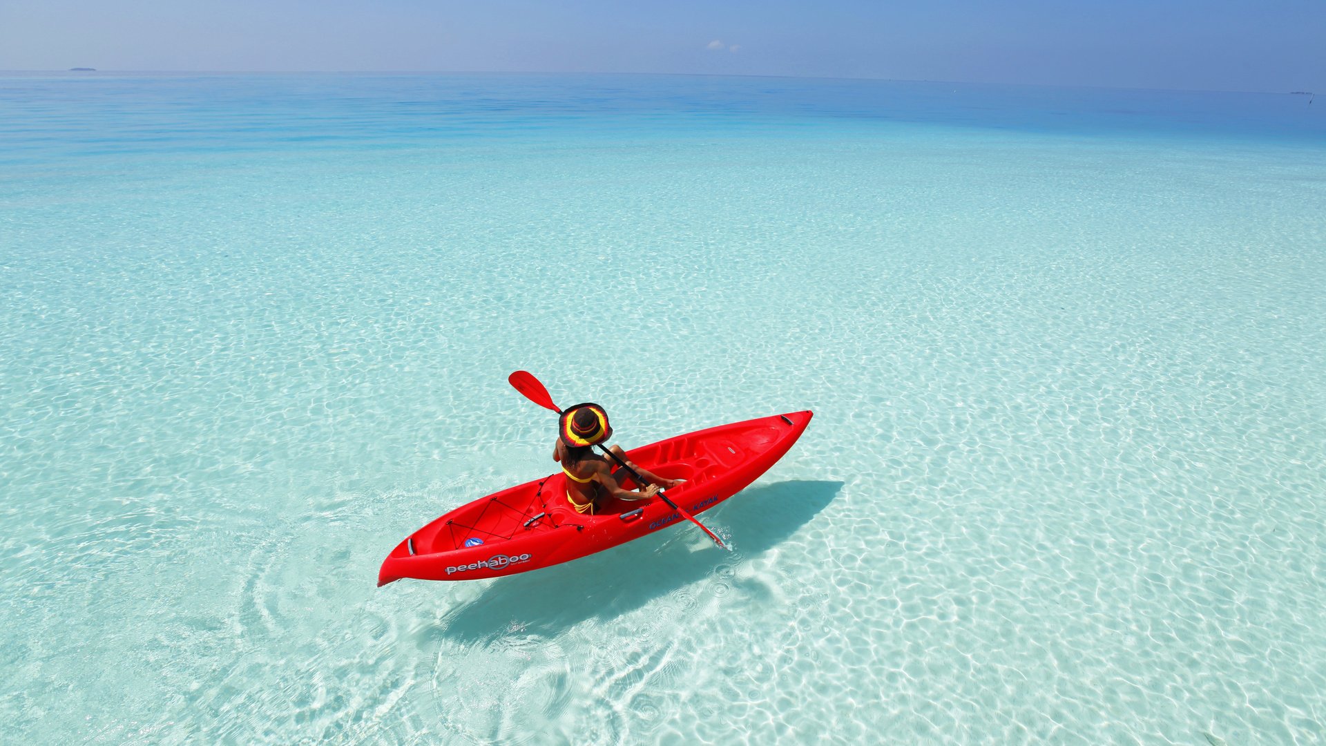 Обои лодка, тропики, мальдивы, boat, tropics, the maldives разрешение 5616x3744 Загрузить