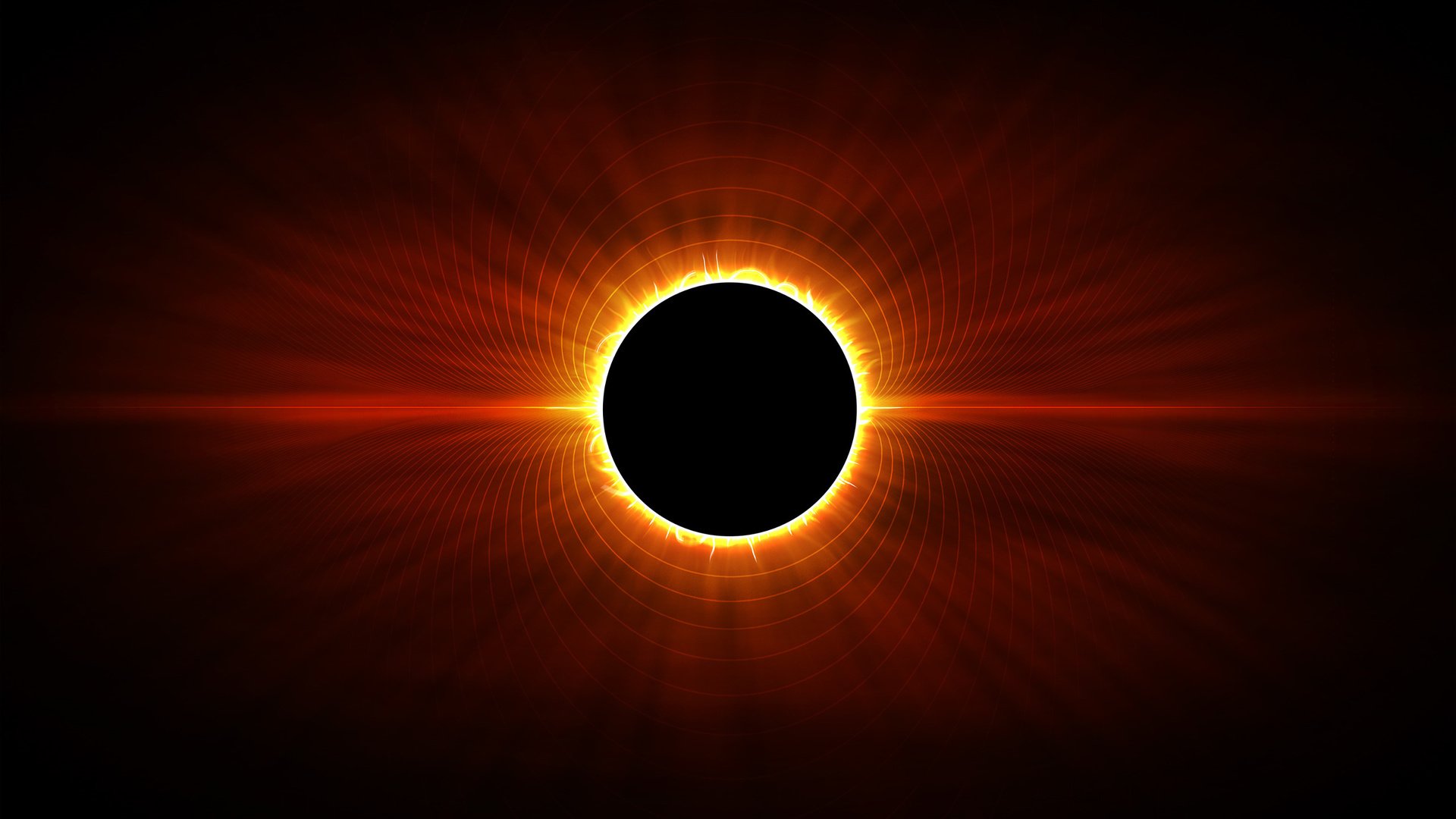 Обои линии, затмение, line, eclipse разрешение 2560x1600 Загрузить