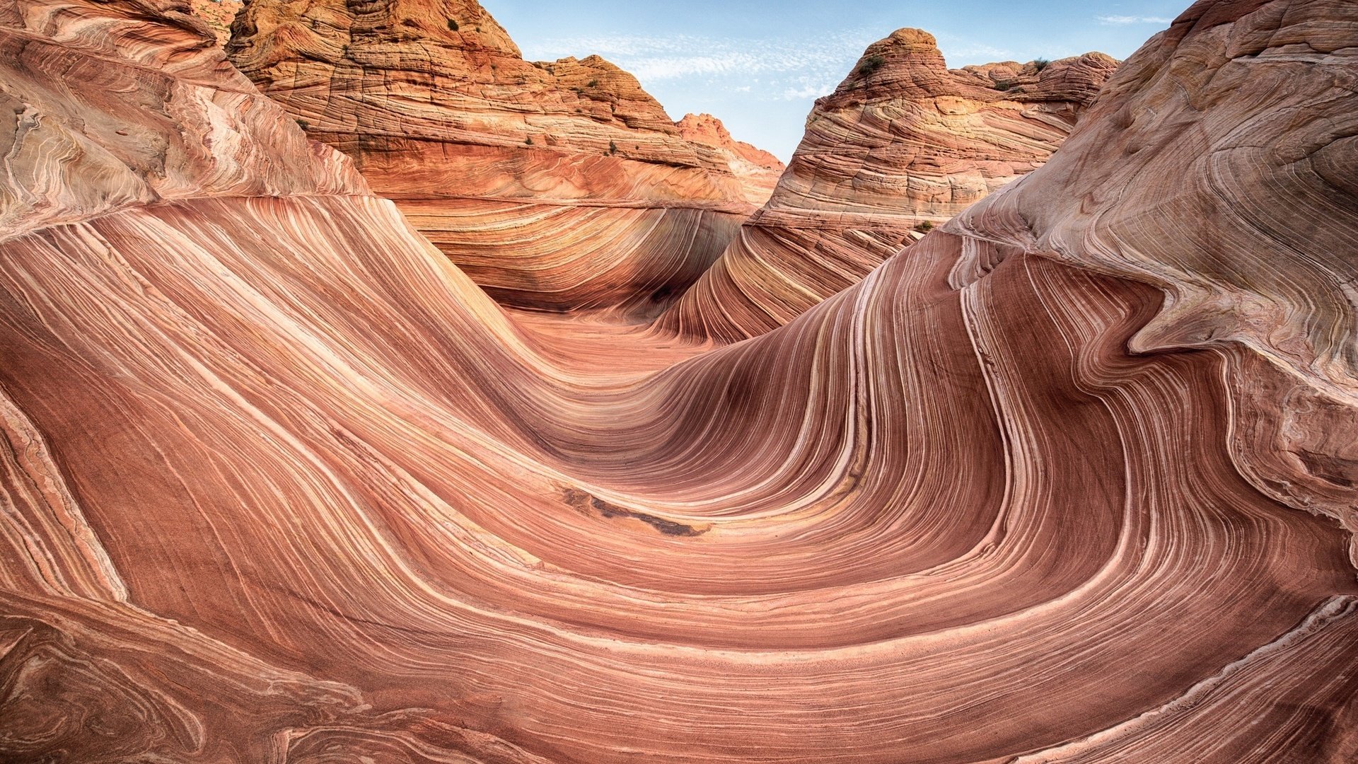 Обои скалы, текстура, волны, узор, каньон, сша, аризона, jens bernard, the wave, rocks, texture, wave, pattern, canyon, usa, az разрешение 2048x1365 Загрузить