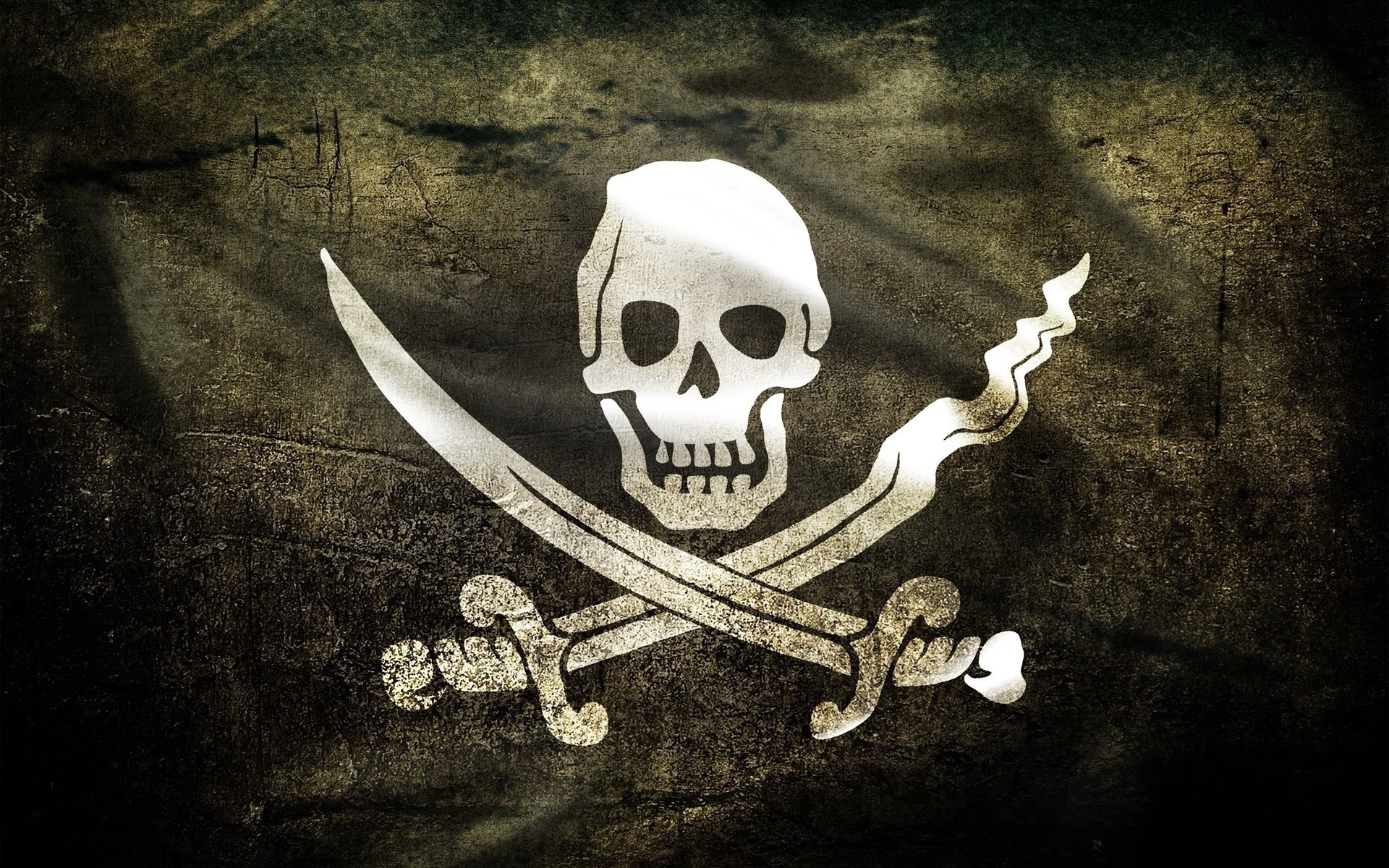 Обои флаг, череп, пираты, веселый роджер, flag, skull, pirates, jolly roger разрешение 2560x1600 Загрузить