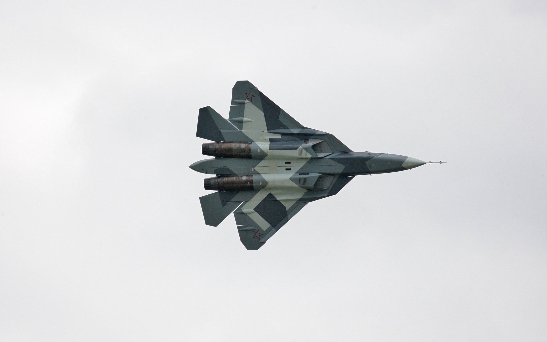 Обои небо, самолет, полет, истребитель, ввс, боевой, пак фа, the sky, the plane, flight, fighter, bbc, combat, pak fa разрешение 3000x2000 Загрузить