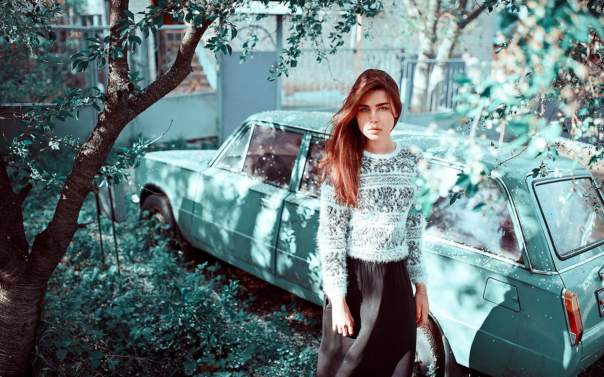 Обои девушка, модель, весна, автомобиль, рыжеволосая, екатерина, girl, model, spring, car, redhead, catherine разрешение 2048x1367 Загрузить