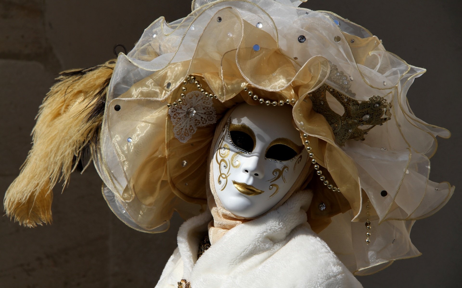 Обои маска, венеция, костюм, карнавал, mask, venice, costume, carnival разрешение 2400x1555 Загрузить