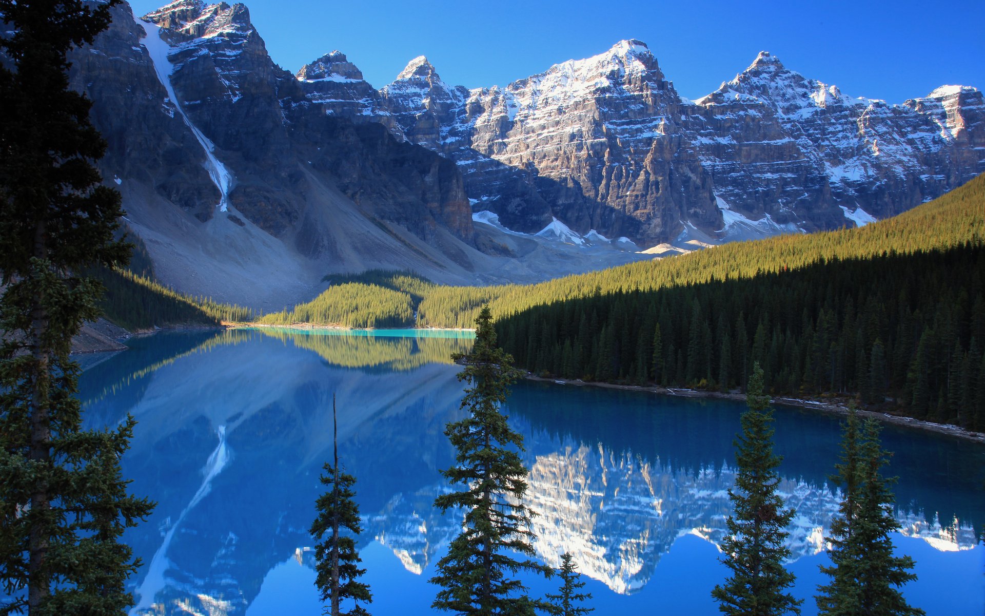 Обои озеро, горы, скалы, лес, отражение, lake, mountains, rocks, forest, reflection разрешение 5293x3744 Загрузить
