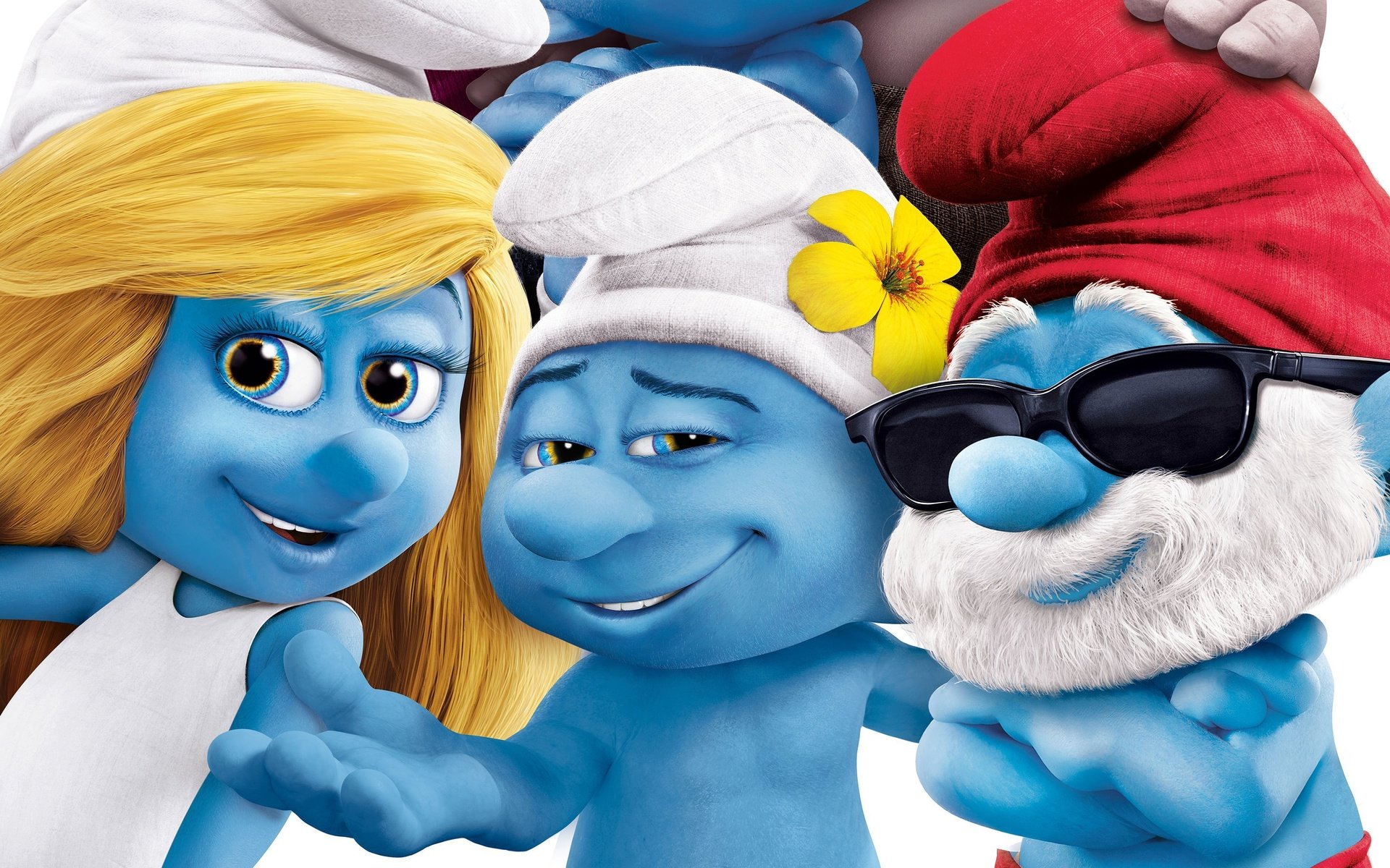 Обои семья, гномы, персонажи, смурфики, смурфики 2, smurfs 2, family, dwarves, characters, the smurfs, the smurfs 2 разрешение 3500x2500 Загрузить