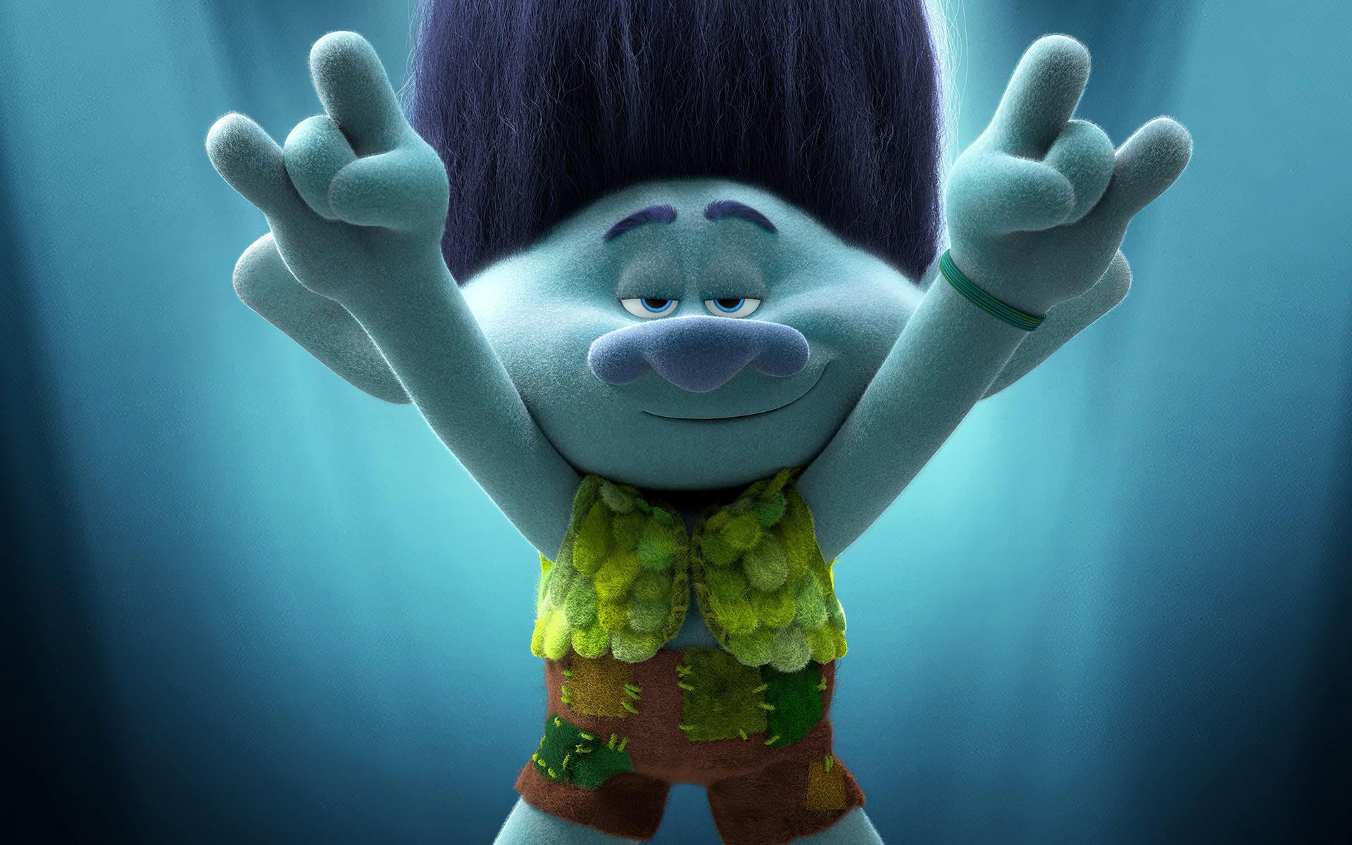 Обои мультфильм, персонаж, trolls, тролли, цветан, trolls world tour, cartoon, character разрешение 3840x2160 Загрузить