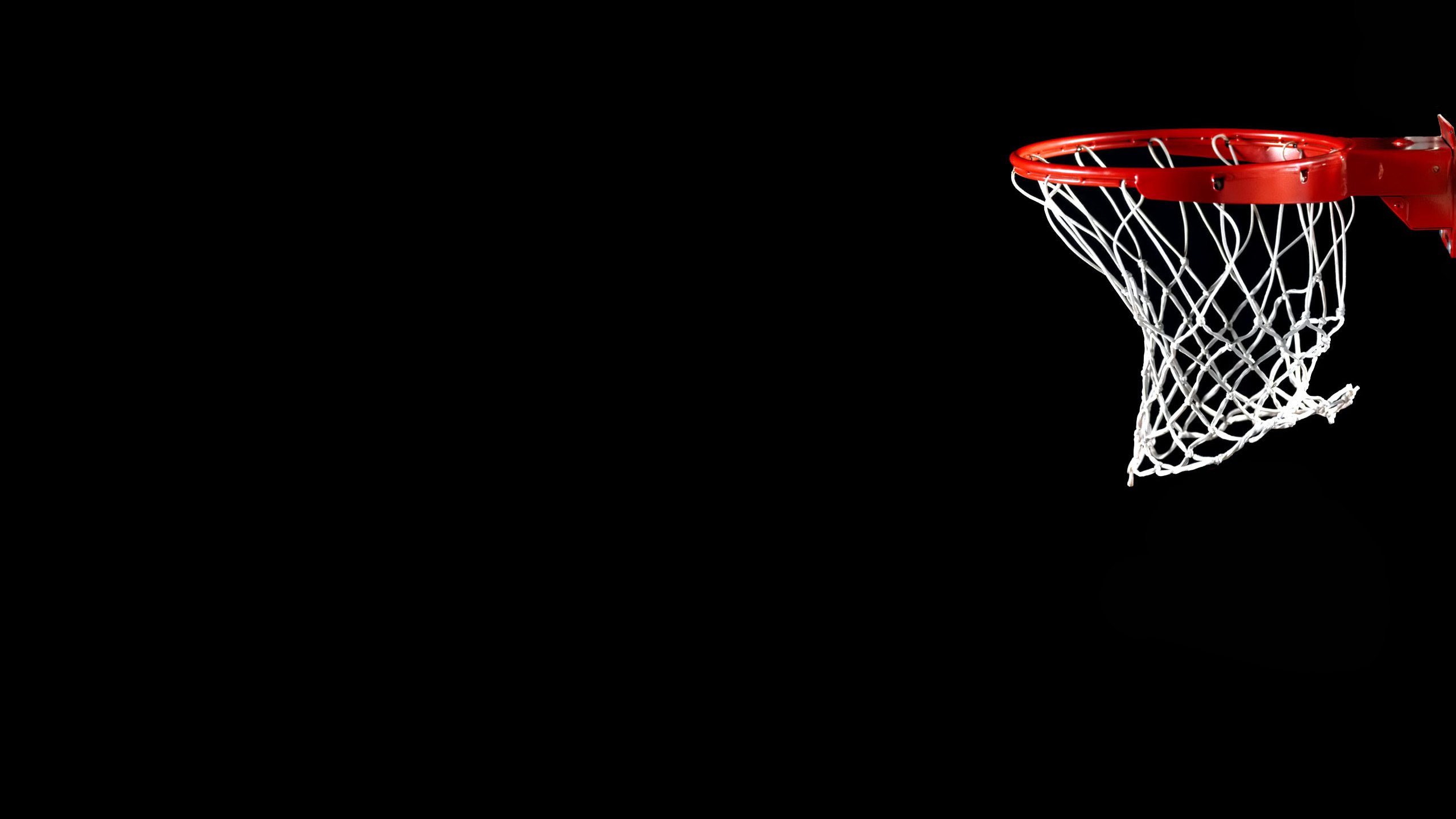 Обои черный, сетка, кольцо, баскетбол, black, mesh, ring, basketball разрешение 2560x1600 Загрузить