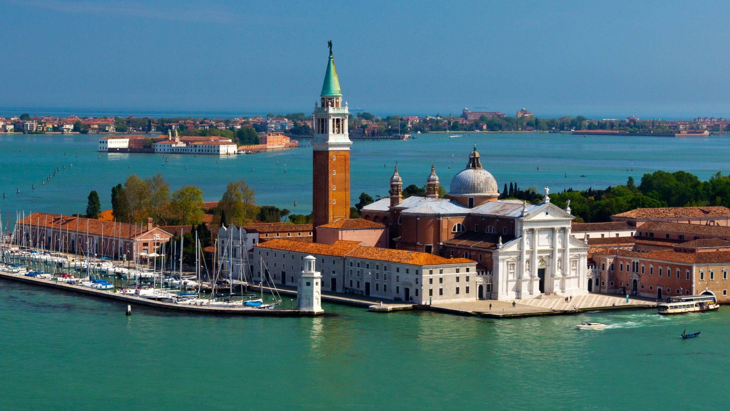 Обои город, венеция, италия, остров, сан-джорджо-маджоре, the city, venice, italy, island, san giorgio maggiore разрешение 3840x2160 Загрузить