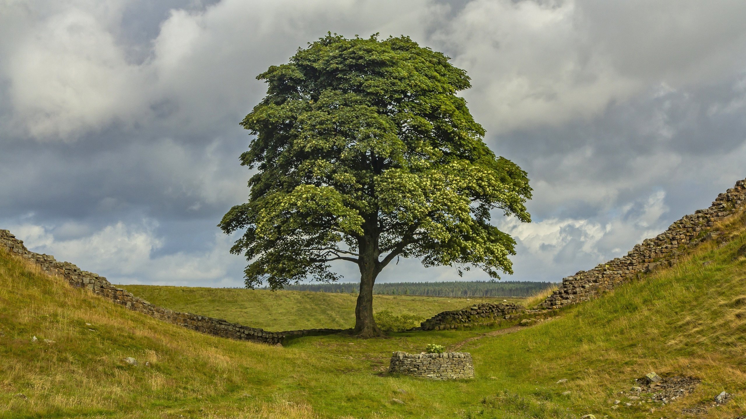 Обои холмы, англия, колодец, hills, england, well разрешение 3072x2048 Загрузить