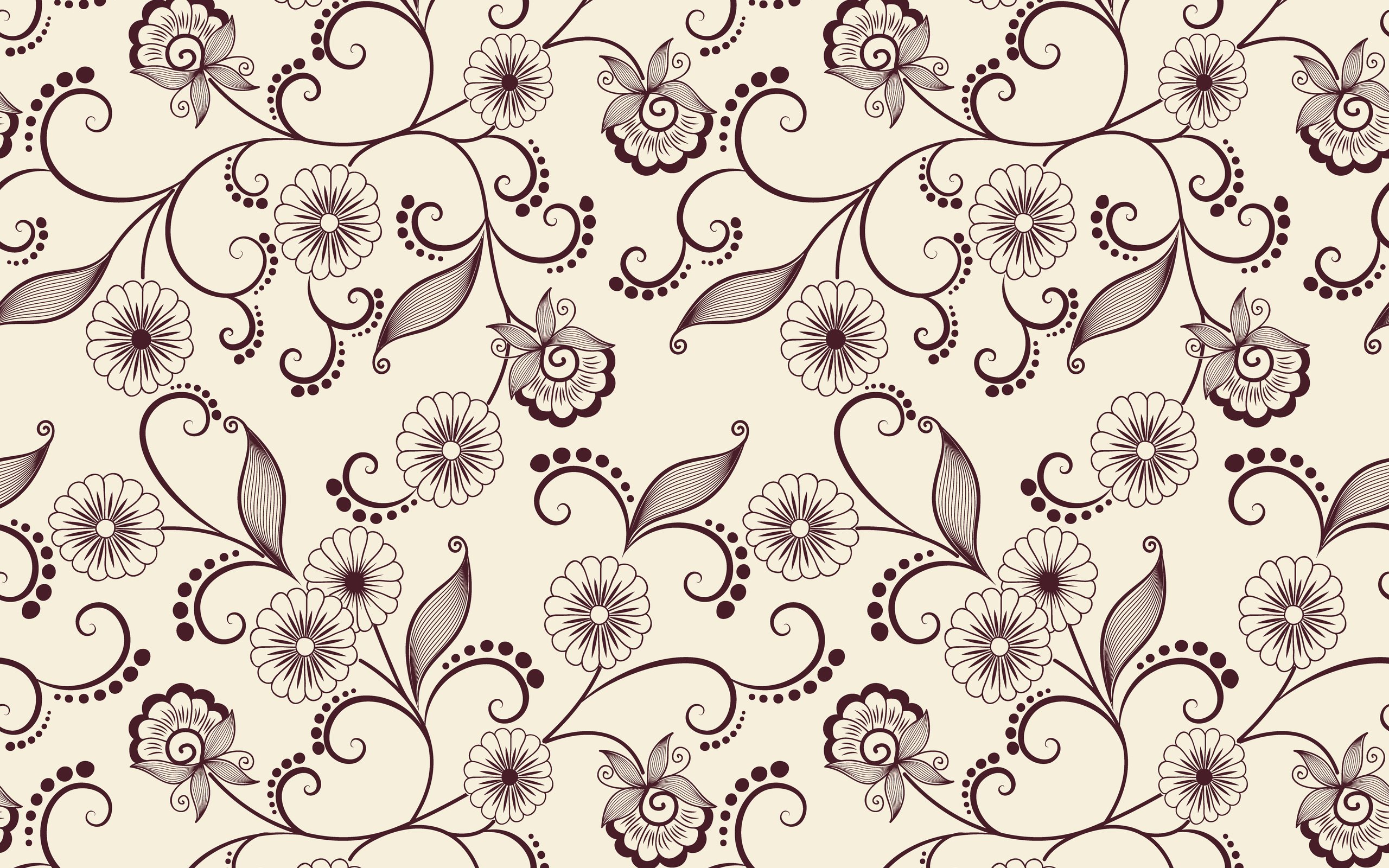 Обои цветы, текстура, фон, вектор, узор, листики, flowers, texture, background, vector, pattern, leaves разрешение 5000x5000 Загрузить