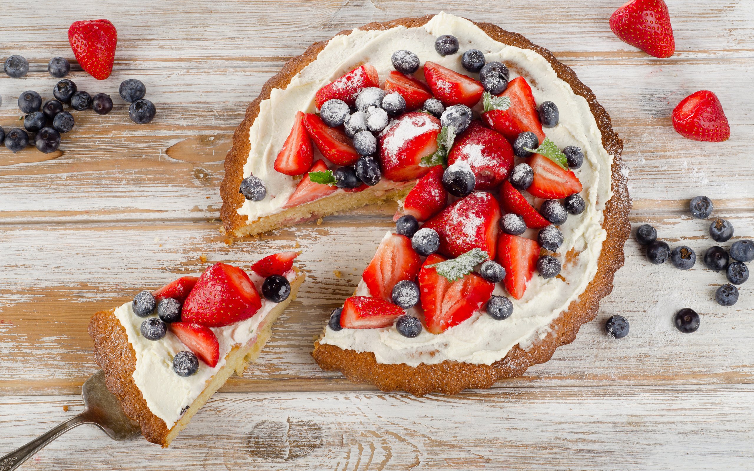 Обои клубника, ягоды, черника, пирог, strawberry, berries, blueberries, pie разрешение 4538x2967 Загрузить