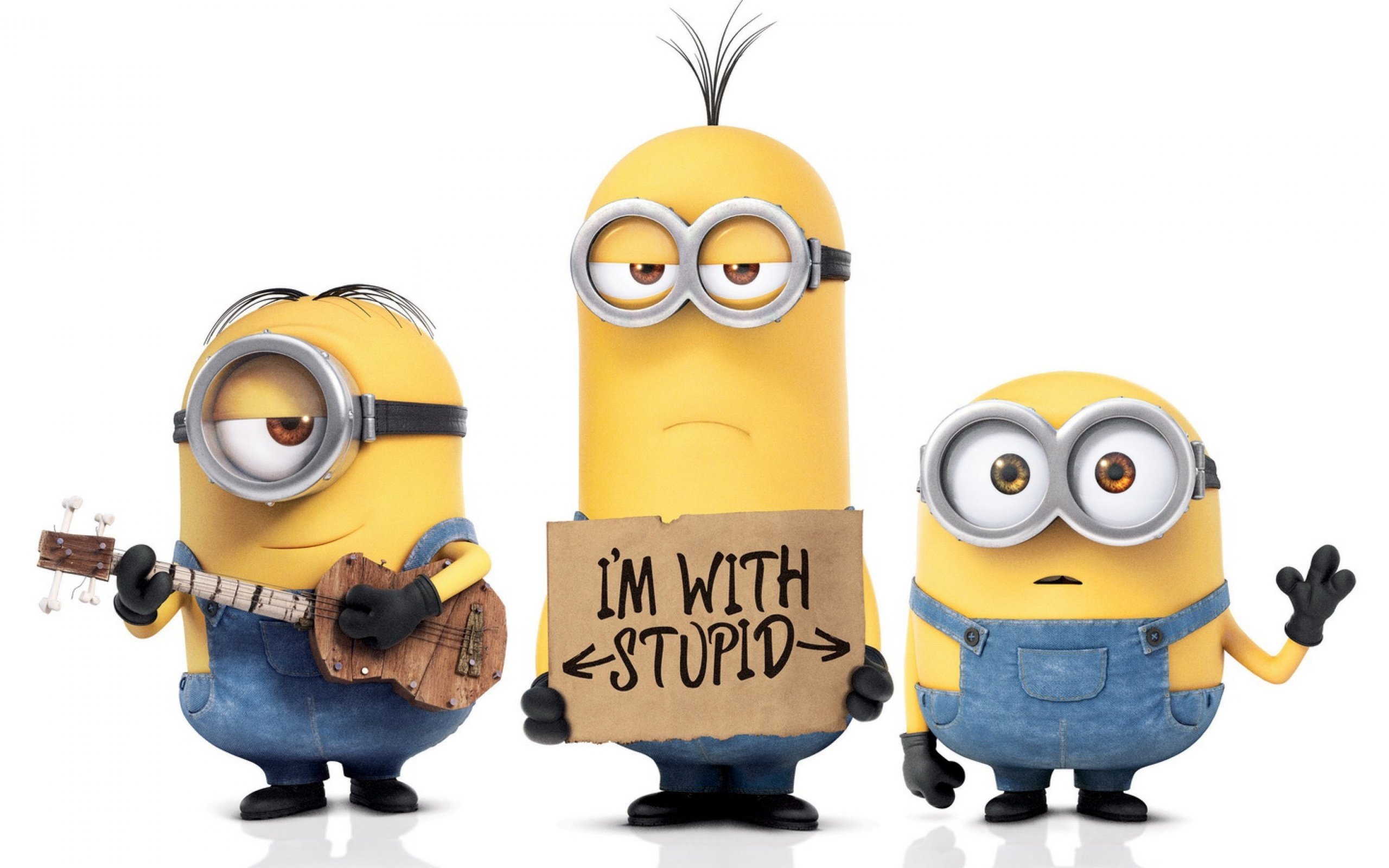 Обои мультфильм, миньоны, cartoon, minions разрешение 3840x2160 Загрузить