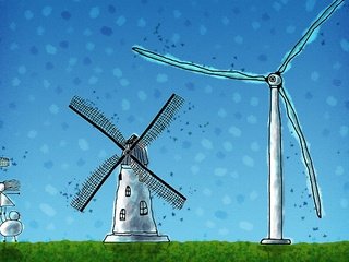 Обои мельница, человечки, ветер, ветряк, сачок, mill, men, the wind, windmill, the net разрешение 2560x1600 Загрузить