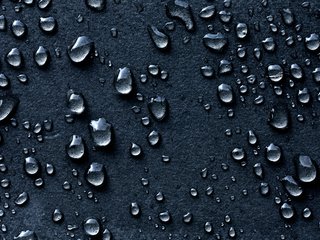 Обои капли, черный фон, много, капли воды, рвет, drops, black background, a lot, water drops, tears разрешение 2560x1600 Загрузить