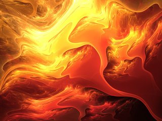 Обои абстракция, линии, пламя, огонь, лава, огненные цвета, abstraction, line, flame, fire, lava, fiery colors разрешение 1920x1200 Загрузить