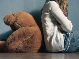 Обои девушка, медведь, плюшевый, girl, bear, plush разрешение 1920x1080 Загрузить