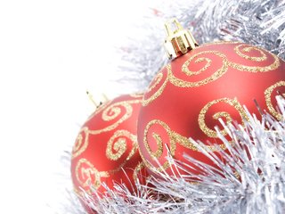 Обои новый год, елочная игрушка, new year, christmas toy разрешение 2560x1600 Загрузить