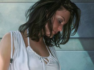 Обои девушка, утро, улыбка, портрет, лицо, нежность, henning ludvigsen, girl, morning, smile, portrait, face, tenderness разрешение 1920x1080 Загрузить