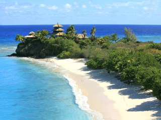 Обои пляж, пальмы, тропики, beach, palm trees, tropics разрешение 3071x1940 Загрузить