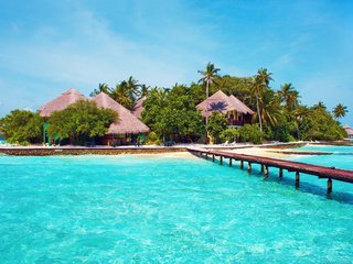 Обои море, пляж, отдых, остров, тропики, мальдивы, sea, beach, stay, island, tropics, the maldives разрешение 3000x2000 Загрузить