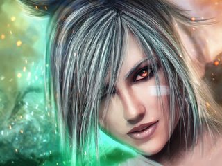 Обои глаза, арт, девушка, взгляд, лицо, riven, exile, riot games, лига легенд, eyes, art, girl, look, face, league of legends разрешение 1920x1091 Загрузить