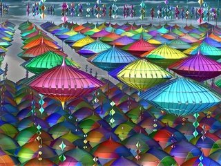 Обои абстракция, цвет, 3д, 3d графика, фоновые рисунки, abstraction, color, 3d, 3d graphics, wallpapers разрешение 3480x2175 Загрузить