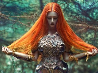 Обои арт, девушка, фантазия, тишина, agnieszka lorek, ophelia overdose, art, girl, fantasy, silence разрешение 2048x1144 Загрузить