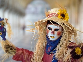 Обои стиль, маска, человек, костюм, карнавал, маскарад, style, mask, people, costume, carnival, masquerade разрешение 1920x1224 Загрузить