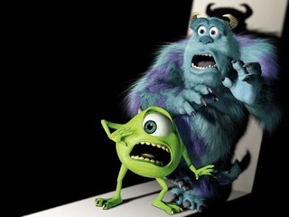 Обои корпорация монстров, университет монстров, monsters inc., monsters university разрешение 1920x1080 Загрузить