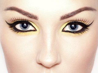 Обои глаза, девушка, взгляд, лицо, макияж, грим, сексапильная, eyes, girl, look, face, makeup, sexy разрешение 2538x1656 Загрузить